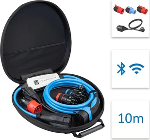 Ładowarka NRGkick 32A Set Optimal Bluetooth + WiFi 22kW 10m 12101061 - Ładowarki do samochodów elektrycznych - miniaturka - grafika 1