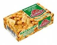 Konserwy i dania rybne - RAMIREZ BACALHAU Z CIECIERZYCĄ 120 g – DORSZ PORTUGALSKI W SOSIE - miniaturka - grafika 1