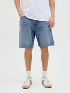 Spodnie męskie - Jack & Jones Bermudy dżinsowe "Tony" w kolorze niebieskim - miniaturka - grafika 1