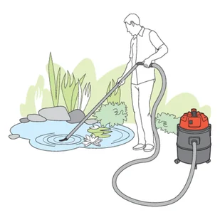 ODKURZACZ WIELOFUNKCYJNY, DO OCZKA WODNEGO 1400W, 30L, IP44 - Odkurzacze przemysłowe - miniaturka - grafika 19