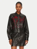 Koszule damskie - Vero Moda Koszula Rocky 10330114 Czarny Loose Fit - miniaturka - grafika 1