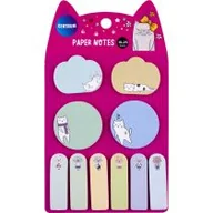 Szkolne artykuły papiernicze - Karteczki samoprzylepne i zakładki indeksujące Cute Cat 10 wzorów - miniaturka - grafika 1