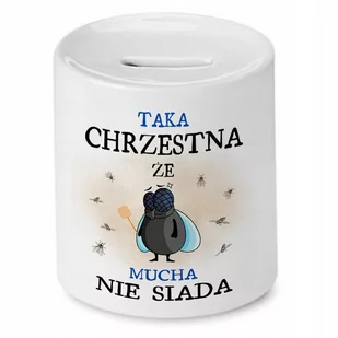 Skarbonka Dla Chrzestnej na Urodziny Prezent z Nadrukiem ze Zdjęciem - Skarbonki - miniaturka - grafika 1