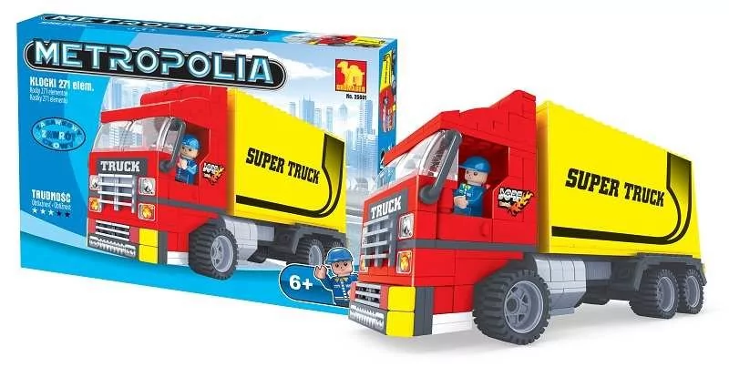 Dromader Klocki Metropolia Super Truck 271 elementów 130-25601 130-25601