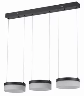 Nicki - lampa wisząca 3 płomienna LED czarna 330203-30 - Lampy sufitowe - miniaturka - grafika 1