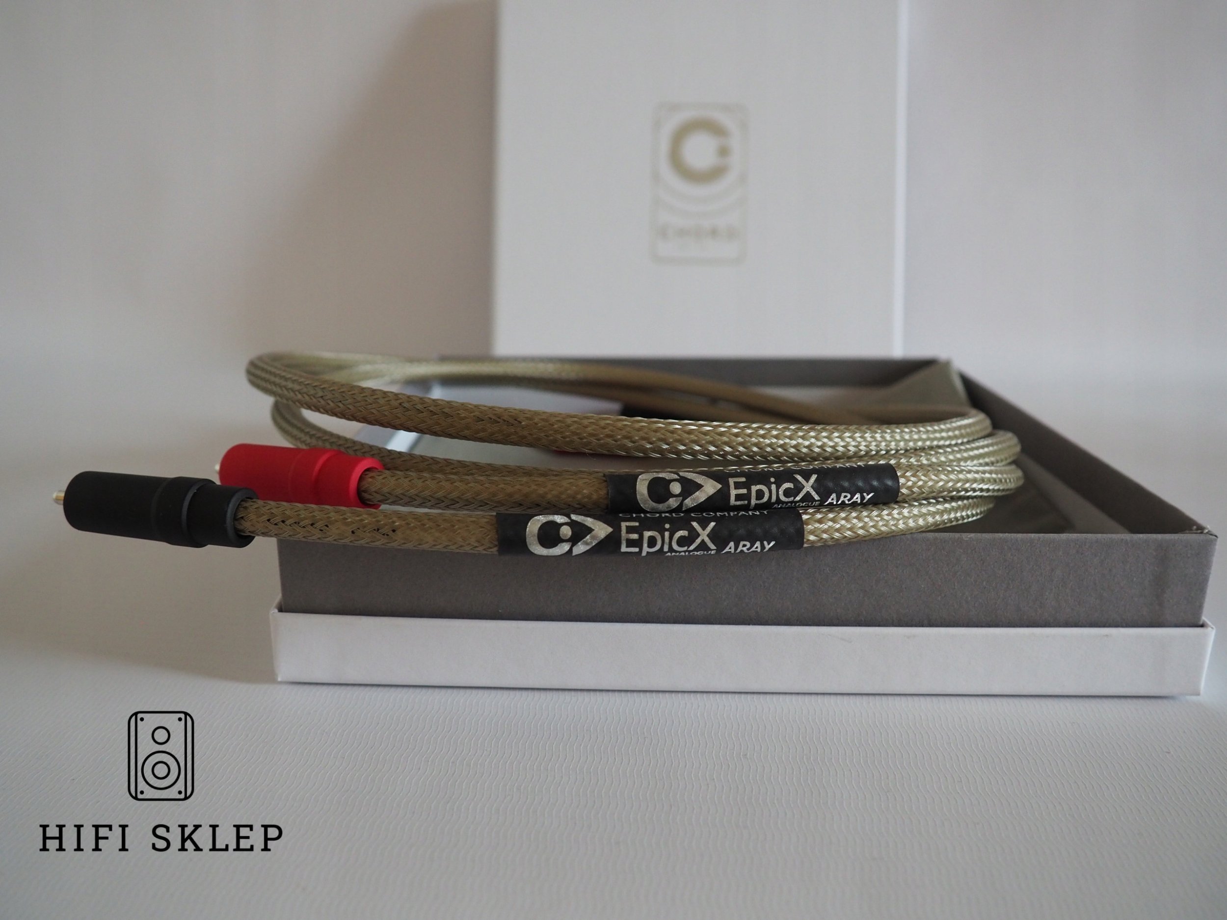 Chord EPIC X - Interkonekt stereo RCA Długość: 1 m