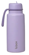 Butelki dla niemowląt - Butelka Termiczna Termos Ze Stali Nierdzewnej Ze Składanym Ustnikiem 1L Lilac Love B.box - miniaturka - grafika 1