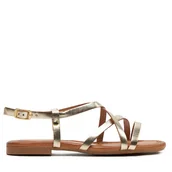 Sandały damskie - Sandały Maciejka 06635-25/00-0-25 Złoty - miniaturka - grafika 1