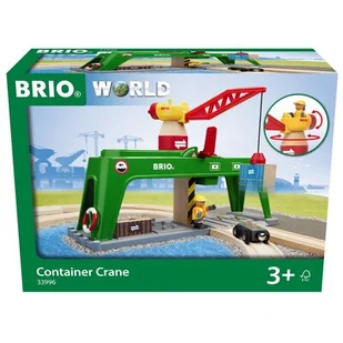 Brio WORLD 33996 Żuraw towarowy - Pociągi dla dzieci - miniaturka - grafika 1