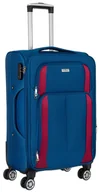 Walizki - Walizka PTN 5209-S-9319 Blue-Burgund - miniaturka - grafika 1