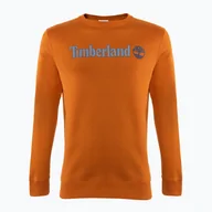 Bluzy męskie - Bluza męska Timberland Linear Logo Crew Neck umber - miniaturka - grafika 1