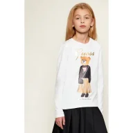 Bluzy dla dziewczynek - Guess Bluzka Regular Fit - miniaturka - grafika 1