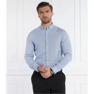 Koszule męskie - POLO RALPH LAUREN Lniana koszula | Slim Fit - miniaturka - grafika 1