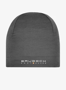 Czapka biegowa Brubeck Active Wool Hat - steel - Czapki damskie - miniaturka - grafika 1