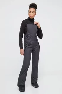 Spodnie sportowe damskie - Rip Curl spodnie Vermont kolor szary - grafika 1