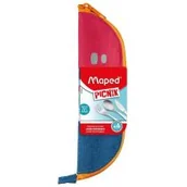 Zabawy w naśladowanie dorosłych - Zestaw sztućców Picnik Kids w różowym etui MAPED - miniaturka - grafika 1