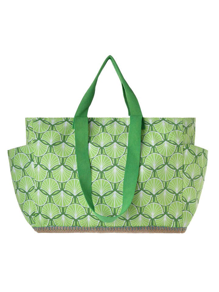 BLE Shopper bag w kolorze zielonym - 48 x 38 x 18 cm