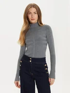 Swetry damskie - Morgan Golf 132-MENTOS.M Szary Slim Fit - miniaturka - grafika 1