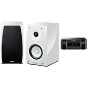 Zestawy stereo - MARANTZ MELODY X MCR612 + YAMAHA NS-BP182 white - miniaturka - grafika 1