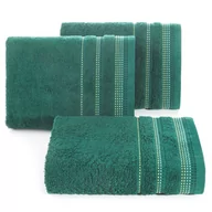 Ręczniki - Ręcznik Bawełniany, 70X140, Zielony Z Bordiurą, R3-29 - miniaturka - grafika 1
