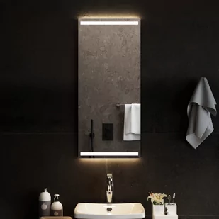 vidaXL Lustro łazienkowe z LED, 40x90 cm - Lustra - miniaturka - grafika 1