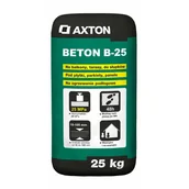 Zaprawy budowlane - Zaprawa Beton B-25 podkład podłogowy 25 kg Axton 5901171272157 - miniaturka - grafika 1