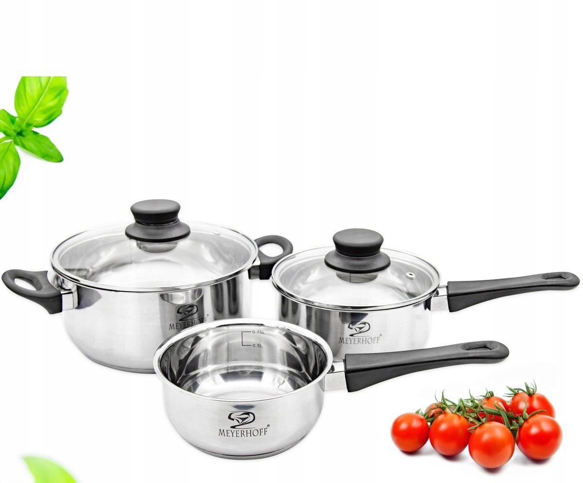 KOMPLET GARNKÓW 5 ELEMENTÓW GARNEK RONDEL RONDELEK POKRYWA ZESTAW INDUKCJA