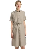 Sukienki - Jack Wolfskin Sukienka funkcyjna w kolorze beżowym - miniaturka - grafika 1