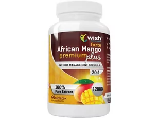 WISH African Mango Forta 12000 60 tabletek - WISH afr-man-60kp - Suplementy naturalne - miniaturka - grafika 1