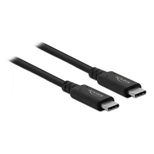 Kabel USB C DELOCK 86979 Czarny 80 cm - Kable USB - miniaturka - grafika 1