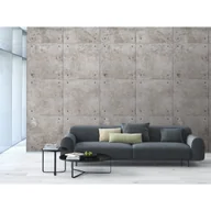 Tapety - Tapeta panoramiczna Concrete Blocks beton szary 159 x 280 cm - miniaturka - grafika 1