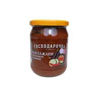 Pasztet i przetwory mięsne - Bakłażany smażone w adjice "Gospodaroczka" 470g - miniaturka - grafika 1