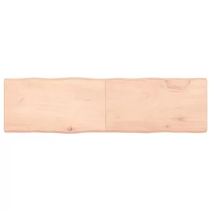 vidaXL Blat stołu, 180x50x6 cm, surowy, lity dąb z naturalną krawędzią - Meble modułowe i akcesoria - miniaturka - grafika 1