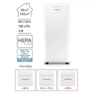 Domowe osuszacze powietrza - Trotec Designerski osuszacz i oczyszczacz powietrza TTK 64 HEPA - miniaturka - grafika 1