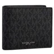 Portfele - Duży Portfel Męski Michael Kors Greyson 39F9LGYF5P Czarny - miniaturka - grafika 1