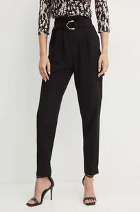 Morgan spodnie PROUR.F damskie kolor czarny fason cargo high waist PROUR.F - Spodnie damskie - miniaturka - grafika 1