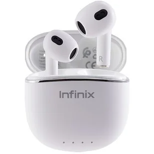INFINIX Buds Lite XE23 ANC Wodoodporny Białe - Słuchawki - miniaturka - grafika 1