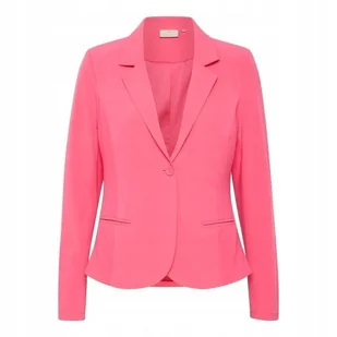 Kaffe Różowy Żakiet Damski Z Klapami I Guzikiem 42 J2A - Marynarki i żakiety damskie Kaffe Różowy Żakiet Damski Z Klapami I Guzikiem 42 J2A - Marynarki i żakiety damskie - miniaturka - grafika 1