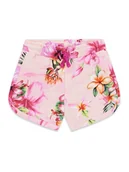 Spodnie i spodenki dla dziewczynek - Guess Szorty sportowe J6GD05 KA6R4 Różowy Regular Fit - miniaturka - grafika 1