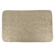 Dywaniki łazienkowe - Dywanik łazienkowy 50x80 Stones Taupe - miniaturka - grafika 1