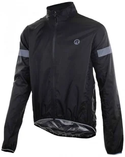 Kurtka przeciwdeszczowa na rower Rogelli PROTECT z podklejanymi szwami - Czarny - XXL - Kurtki rowerowe - miniaturka - grafika 1