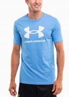 Koszulki męskie - Under Armour koszulka męska t-shirt sportowa logo krótki rękaw roz. S - miniaturka - grafika 1