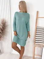 Swetry damskie - SWETER NADINA MIĘTOWY UNI - Ubra - miniaturka - grafika 1