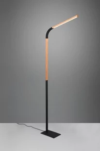 Norris lampa podłogowa 1xLED/11W czarna/jasne drewno 445210132 - Lampy stojące - miniaturka - grafika 1