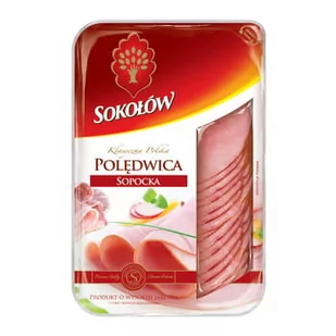 Polędwica sopocka plastry 500 g Sokołów - Pasztet i przetwory mięsne - miniaturka - grafika 1