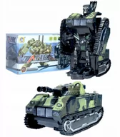 Samochody i pojazdy dla dzieci - CZOŁG Transformers Robot 2w1 Jeździ Dźwięki LED - miniaturka - grafika 1