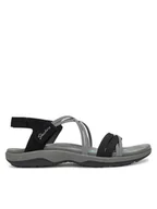 Sandały damskie - Skechers Sandały Reggae Slim-Takes Two 163112/BKCC Czarny - miniaturka - grafika 1