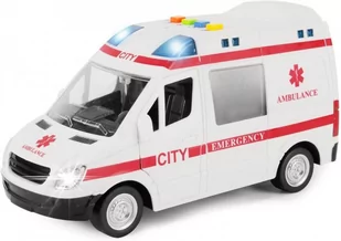 Autko AMBULANS światło dźwięk odgłosy otwierane drzwi - Samochody i pojazdy dla dzieci - miniaturka - grafika 2