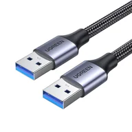 Kable - Ugreen kabel przewód USB - USB 3.0 5Gb/s 2m szary (US373) - miniaturka - grafika 1