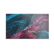 Deski do krojenia - Szklana deska kuchenna HOMEPRINT Metaliczne złoto w abstrakcyjnej sztuce 60x52 cm - miniaturka - grafika 1